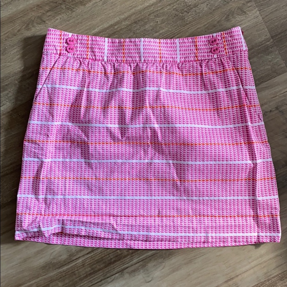 Vineyard Vines Pink & Orange Skirt